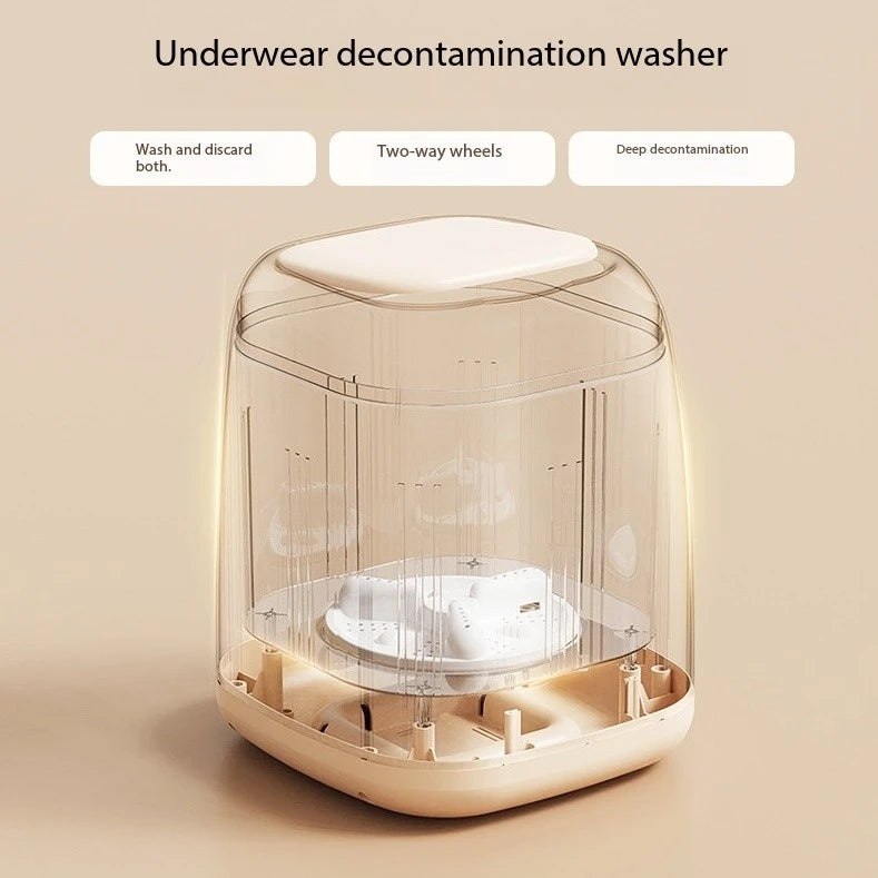 Istapromo Gifts Underwear Washing Machine Semi-Automatic Eluting Dual-Purpose Dormitory Mini Sock Washing Machine