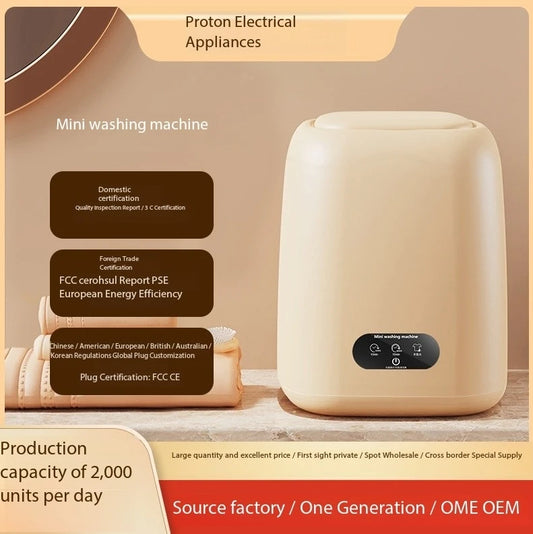 Istapromo Gifts Underwear Washing Machine Semi-Automatic Eluting Dual-Purpose Dormitory Mini Sock Washing Machine